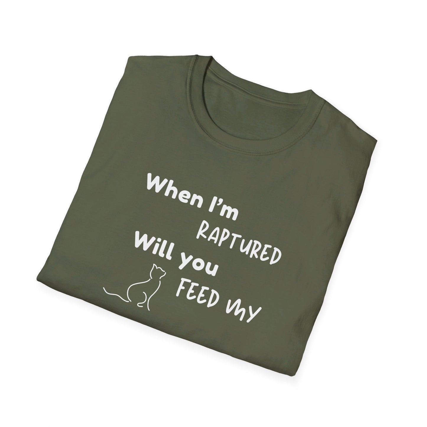 RAPTURED - CAT T-SHIRT - M - WH
