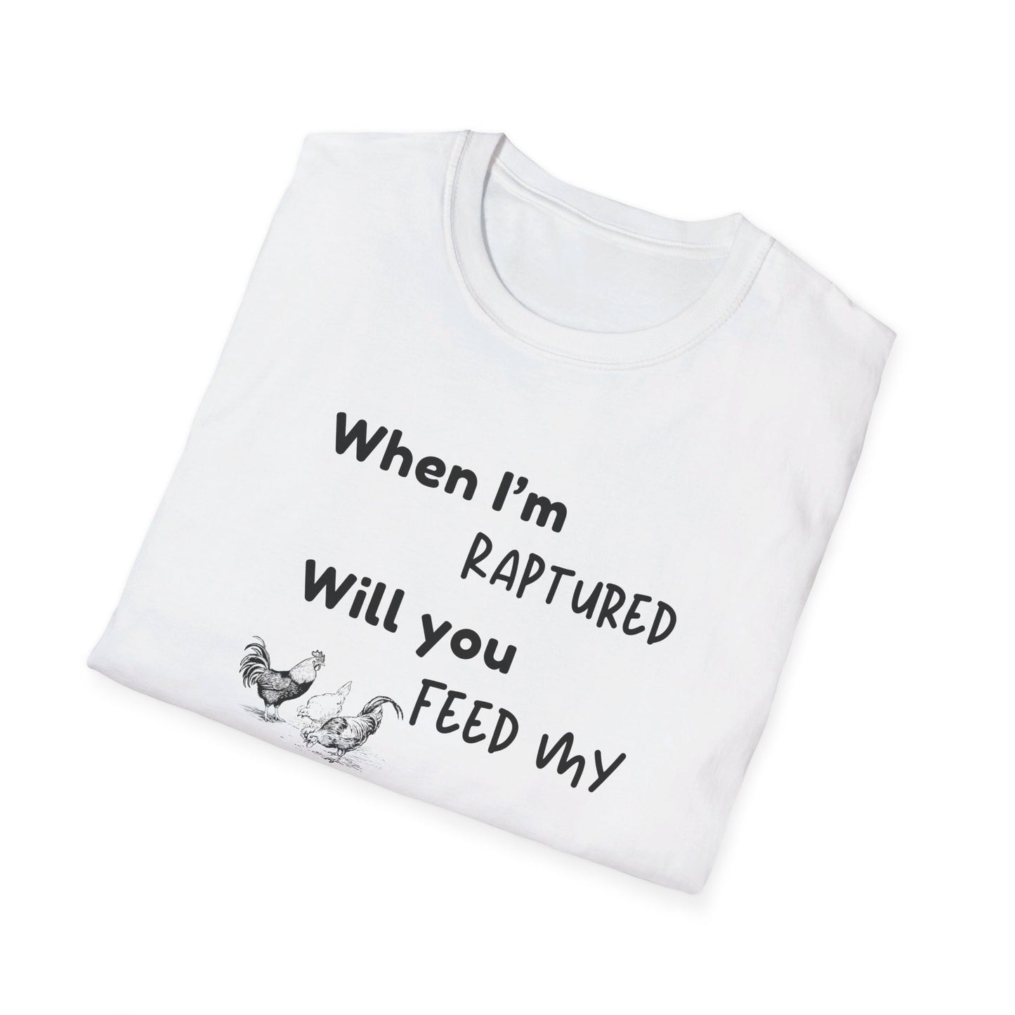 RAPTURED - CHICKEN T-SHIRT - M - BK