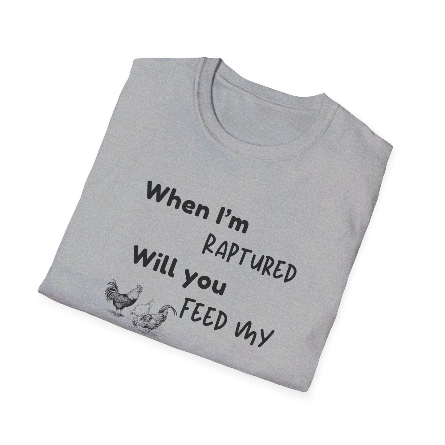 RAPTURED - CHICKEN T-SHIRT - M - BK
