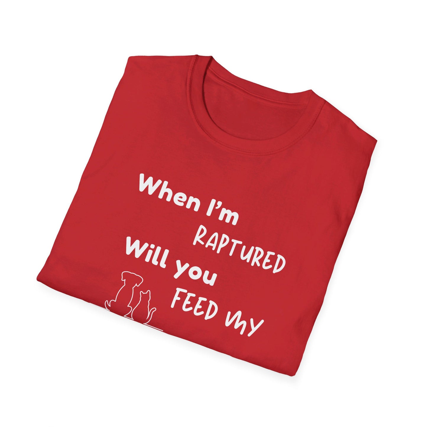 RAPTURED - DOG & CAT T-SHIRT - M - WH