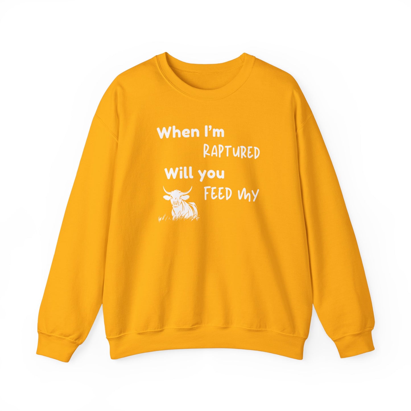 RAPTURED COW SWEATSHIRT - M - WH