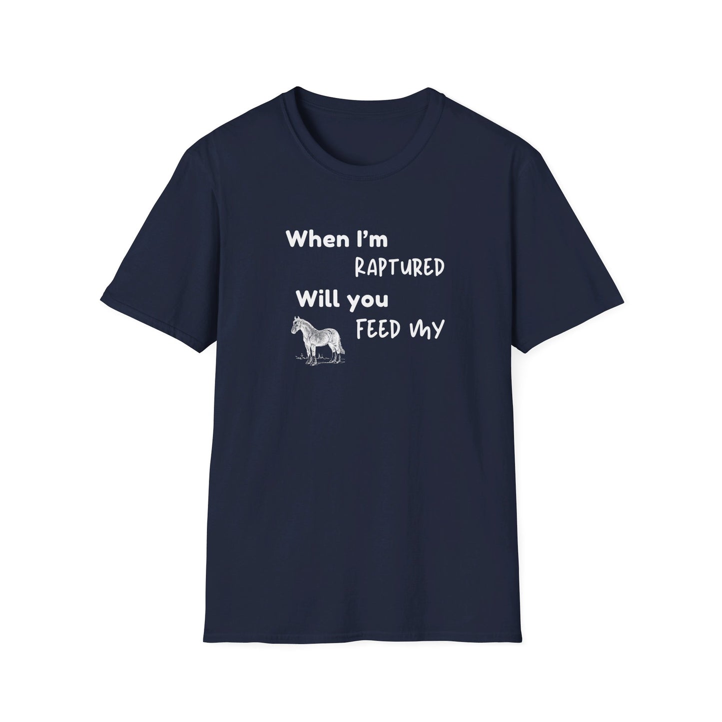 RAPTURED - HORSE T-SHIRT - M - WH