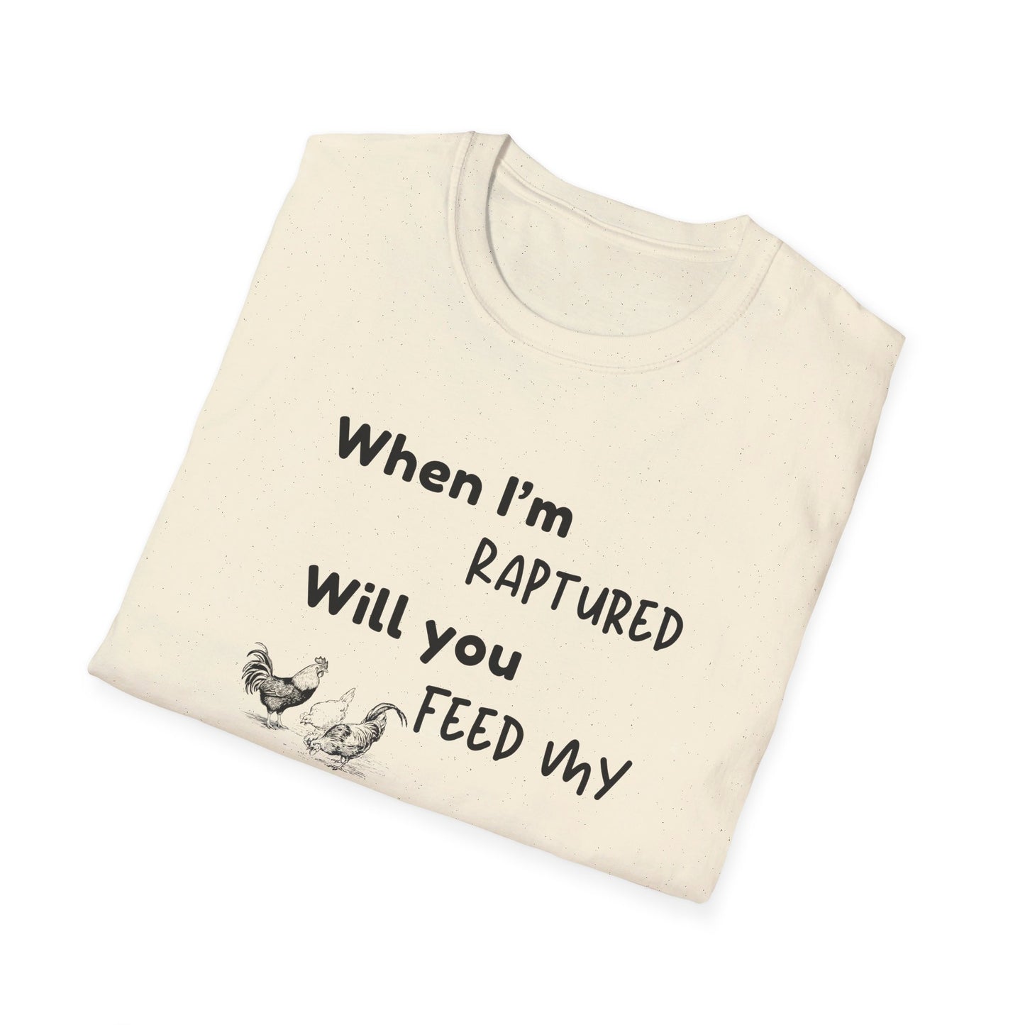 RAPTURED - CHICKEN T-SHIRT - M - BK