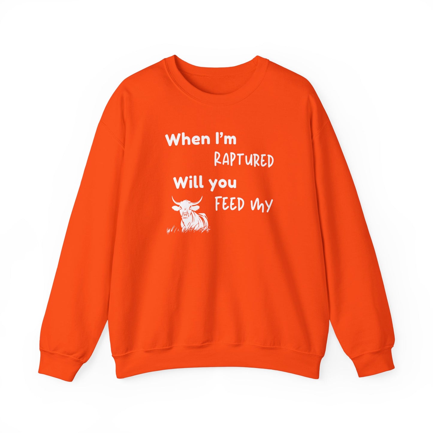 RAPTURED COW SWEATSHIRT - M - WH