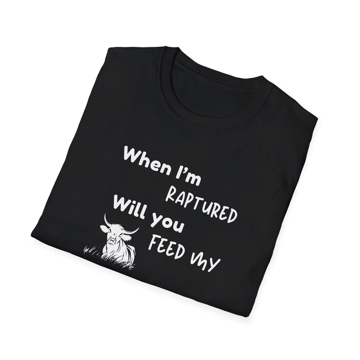 RAPTURED - COW T-SHIRT - M - WH