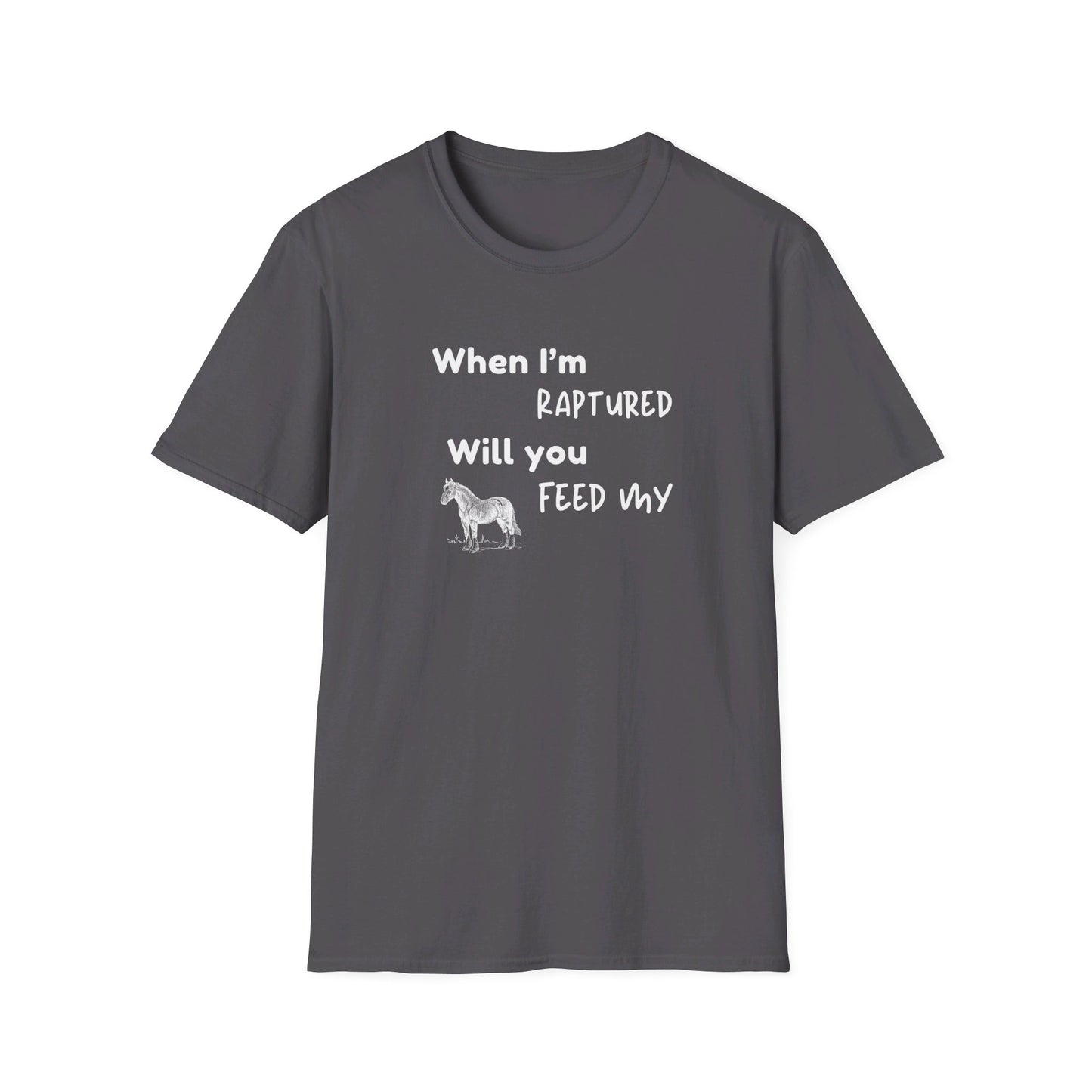 RAPTURED - HORSE T-SHIRT - M - WH