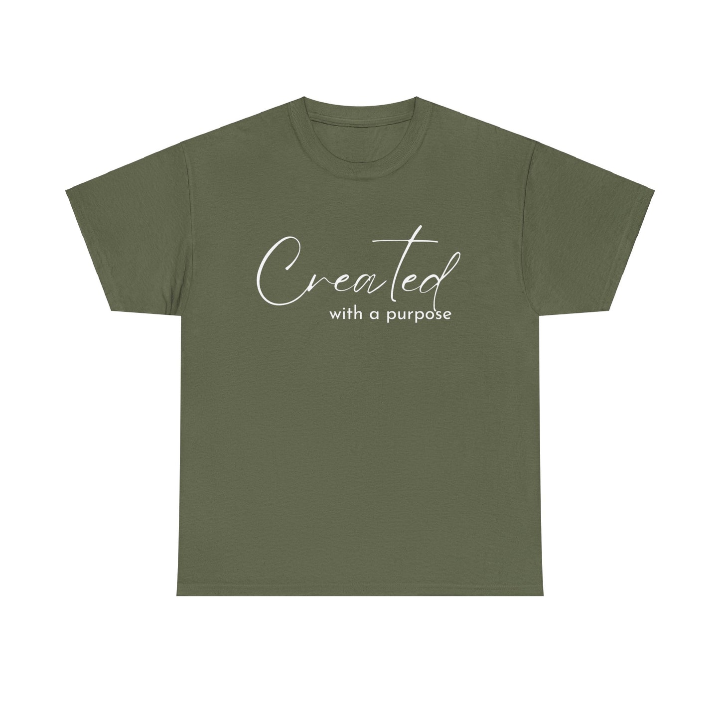 CREATED WITH A PURPOSE T-SHIRT - WH