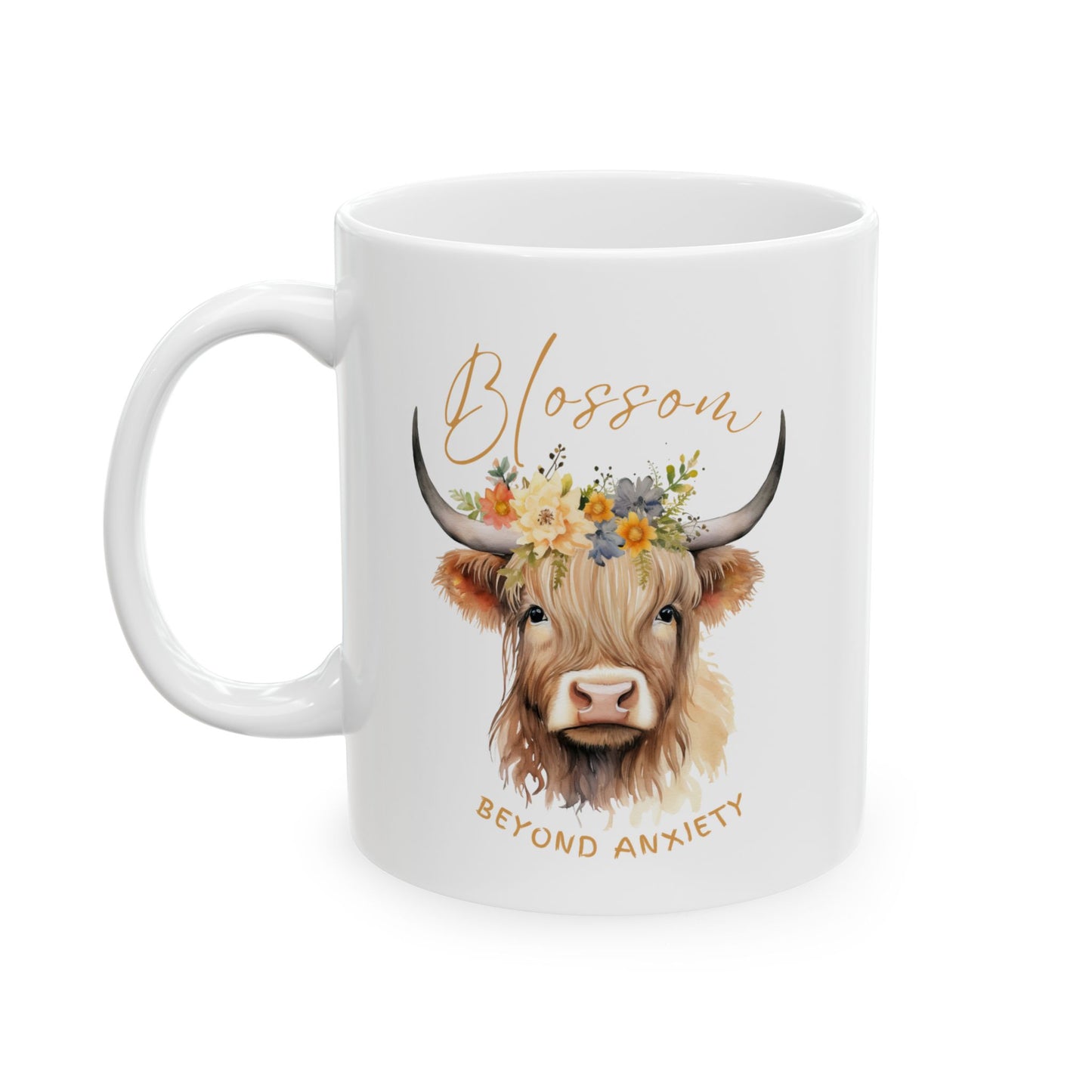 BLOSSOM BEYOND ANXIETY - MUG