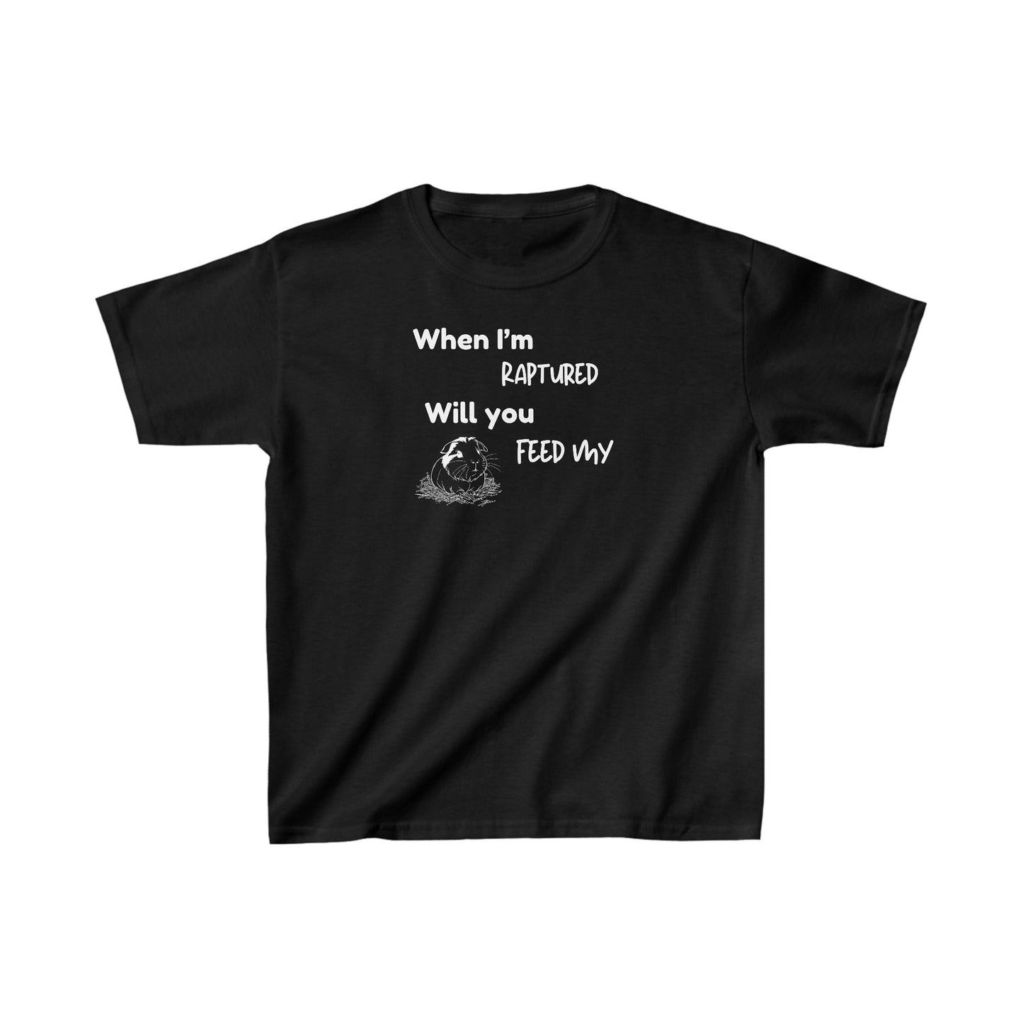 RAPTURED GUINEA PIG T-SHIRT - WH