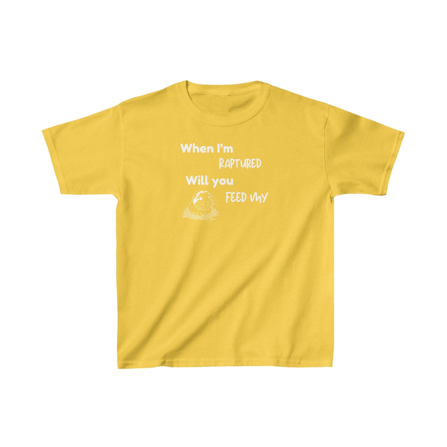 RAPTURED GUINEA PIG T-SHIRT - WH