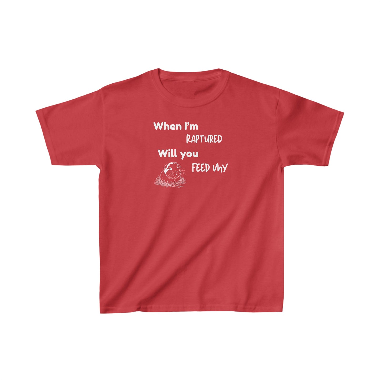 RAPTURED GUINEA PIG T-SHIRT - WH