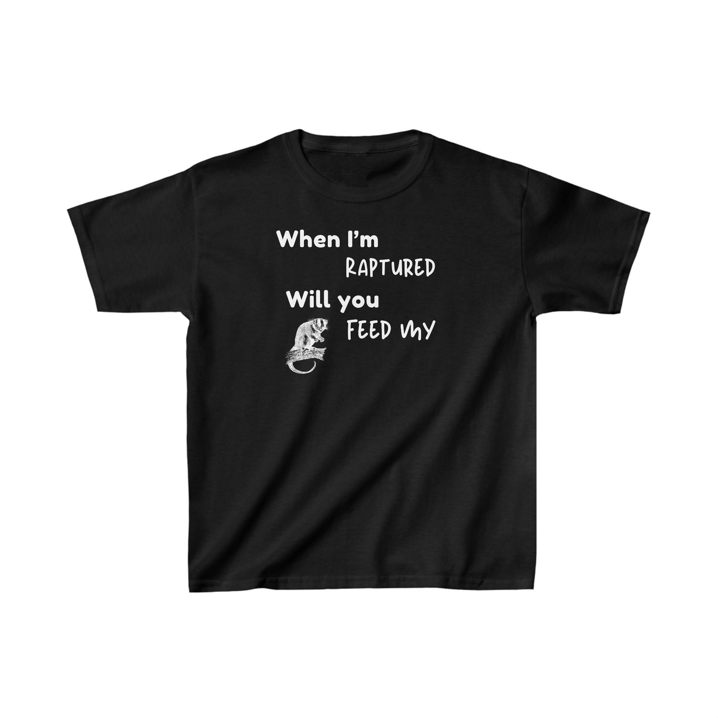 RAPTURED POSSUM T-SHIRT - WH