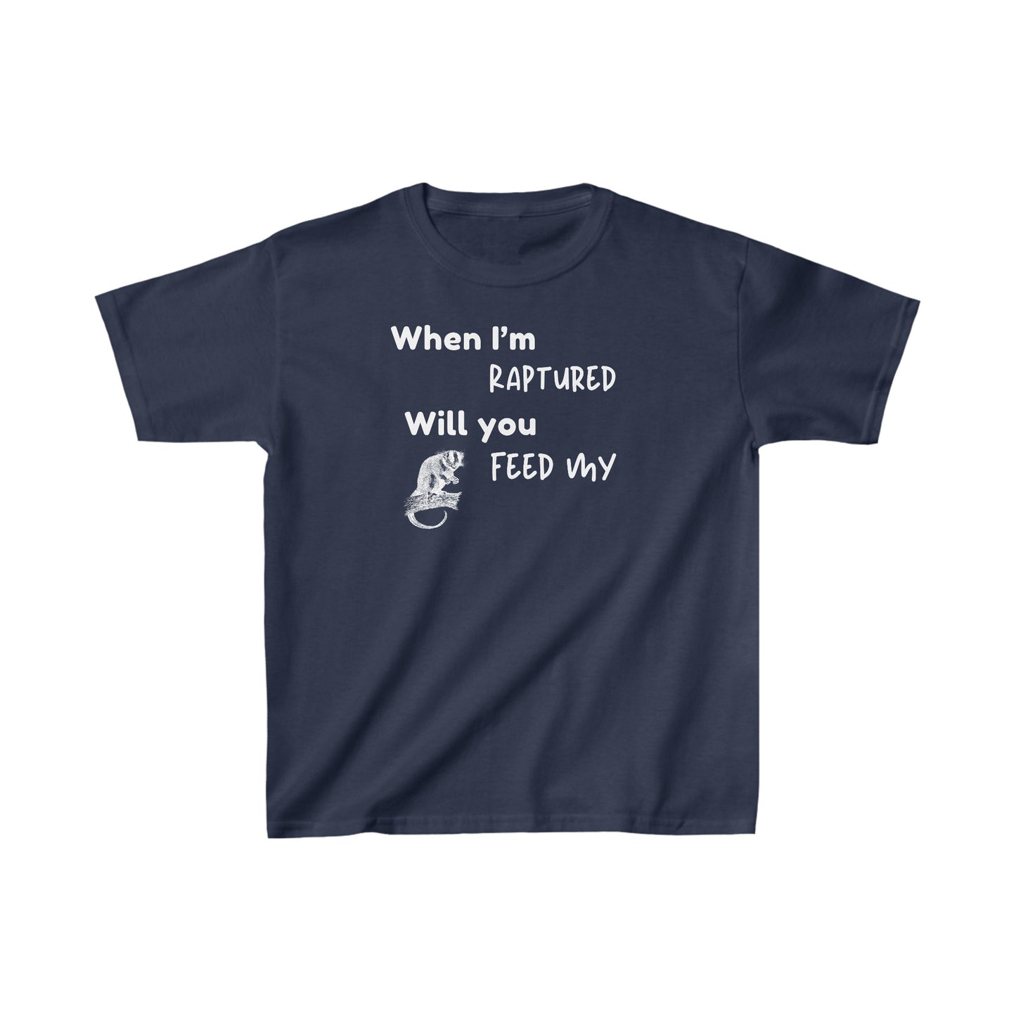 RAPTURED POSSUM T-SHIRT - WH