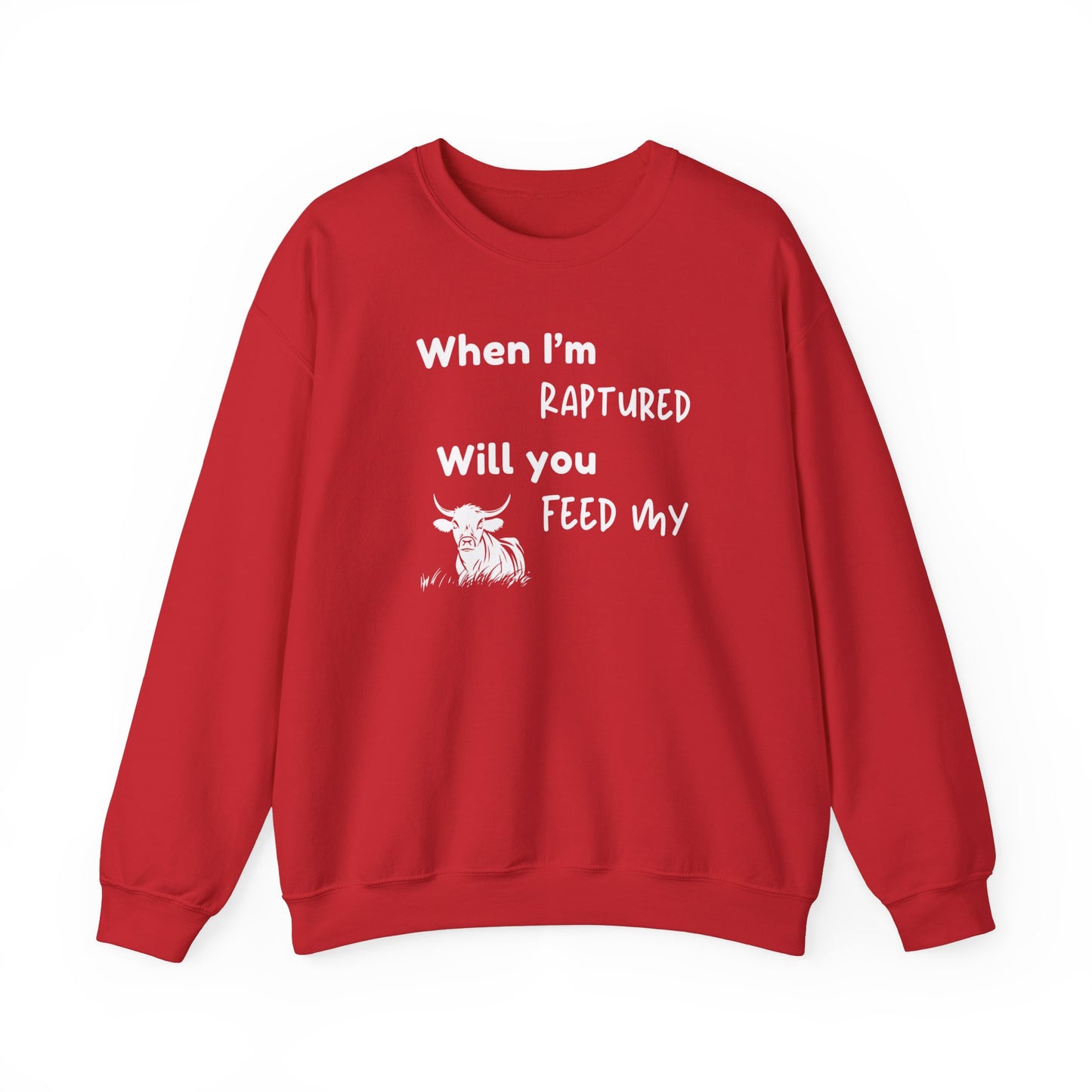 RAPTURED COW SWEATSHIRT - M - WH