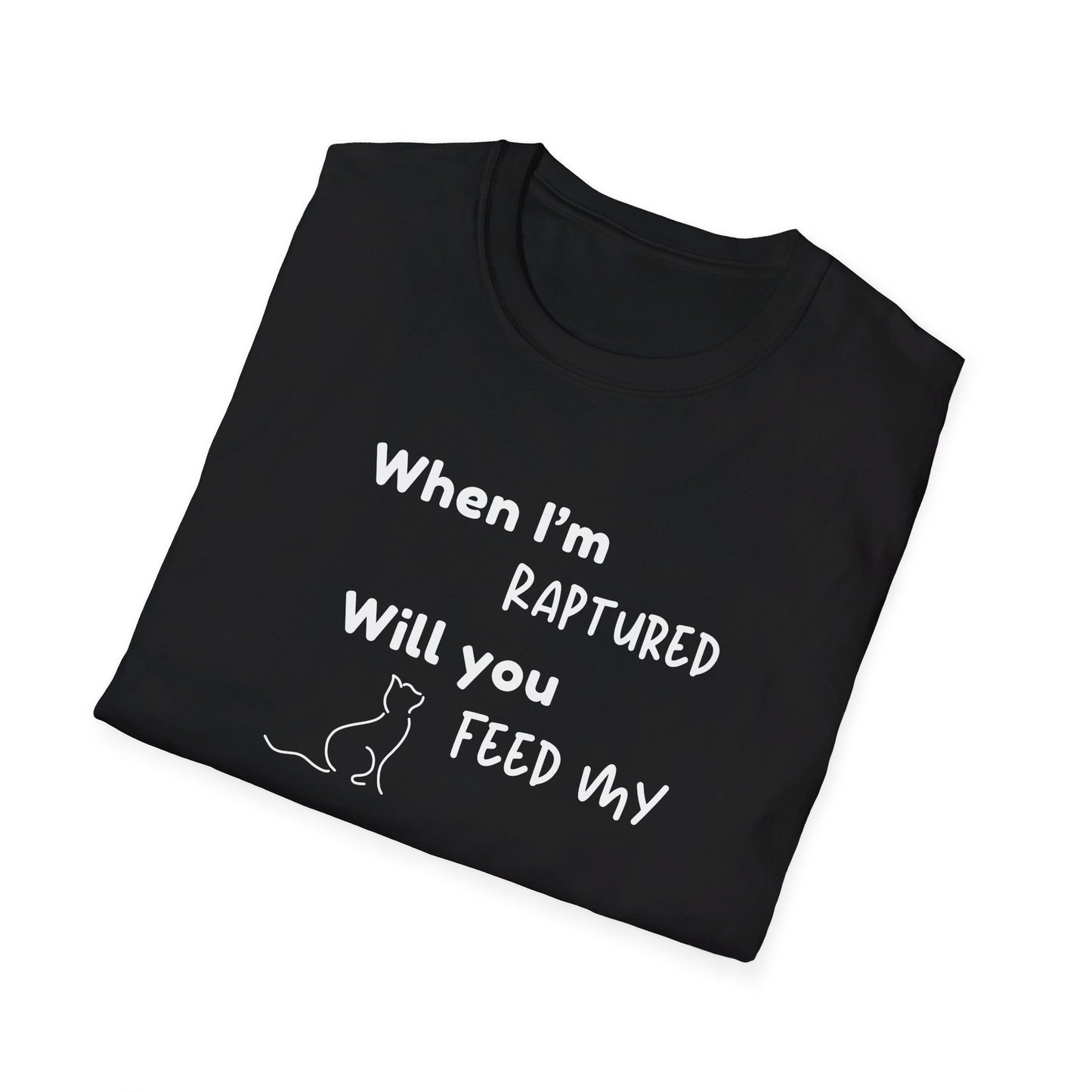 RAPTURED - CAT T-SHIRT - M - WH