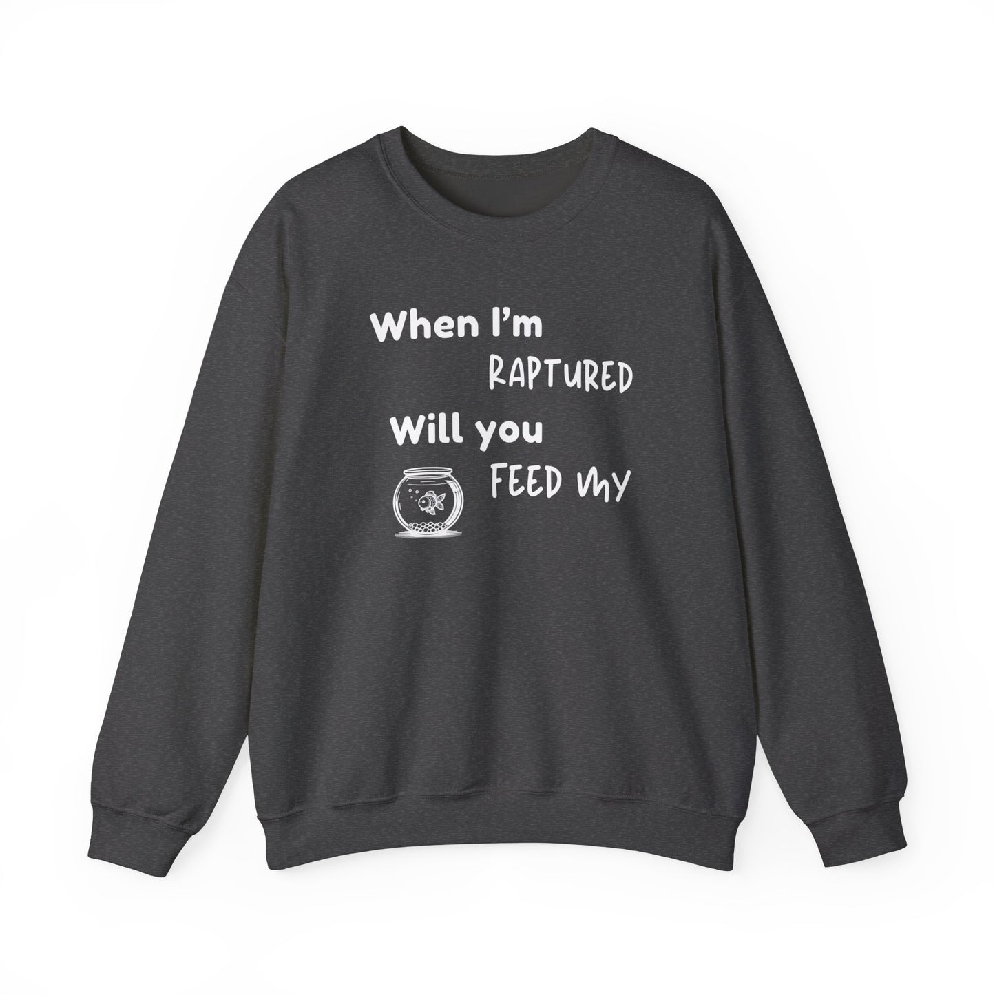 RAPTURED FISH SWEATSHIRT - M - WH