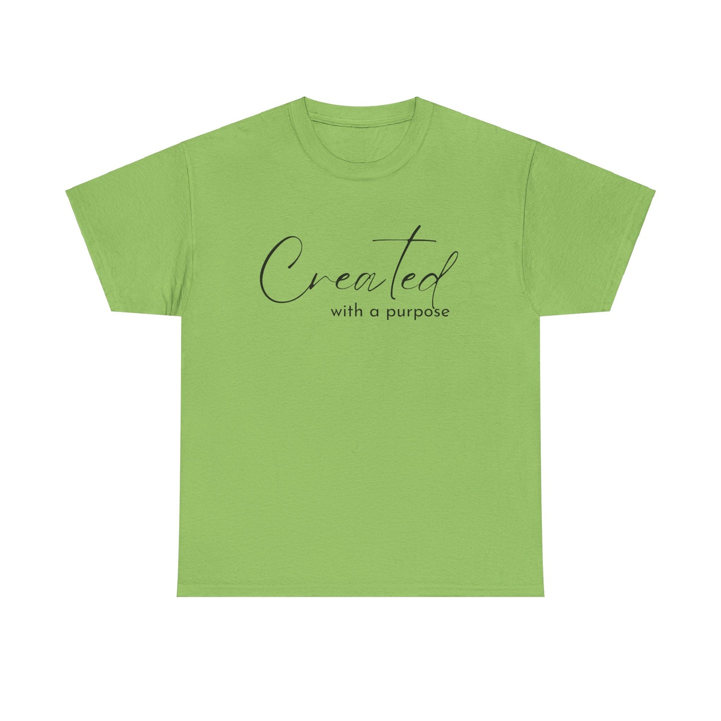 CREATED WITH A PURPOSE T-SHIRT - BK