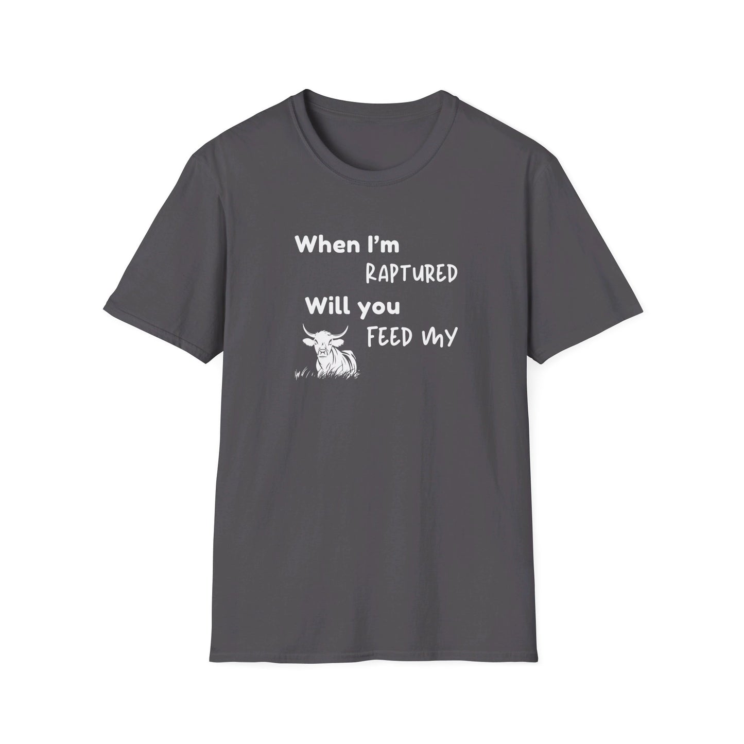 RAPTURED - COW T-SHIRT - M - WH