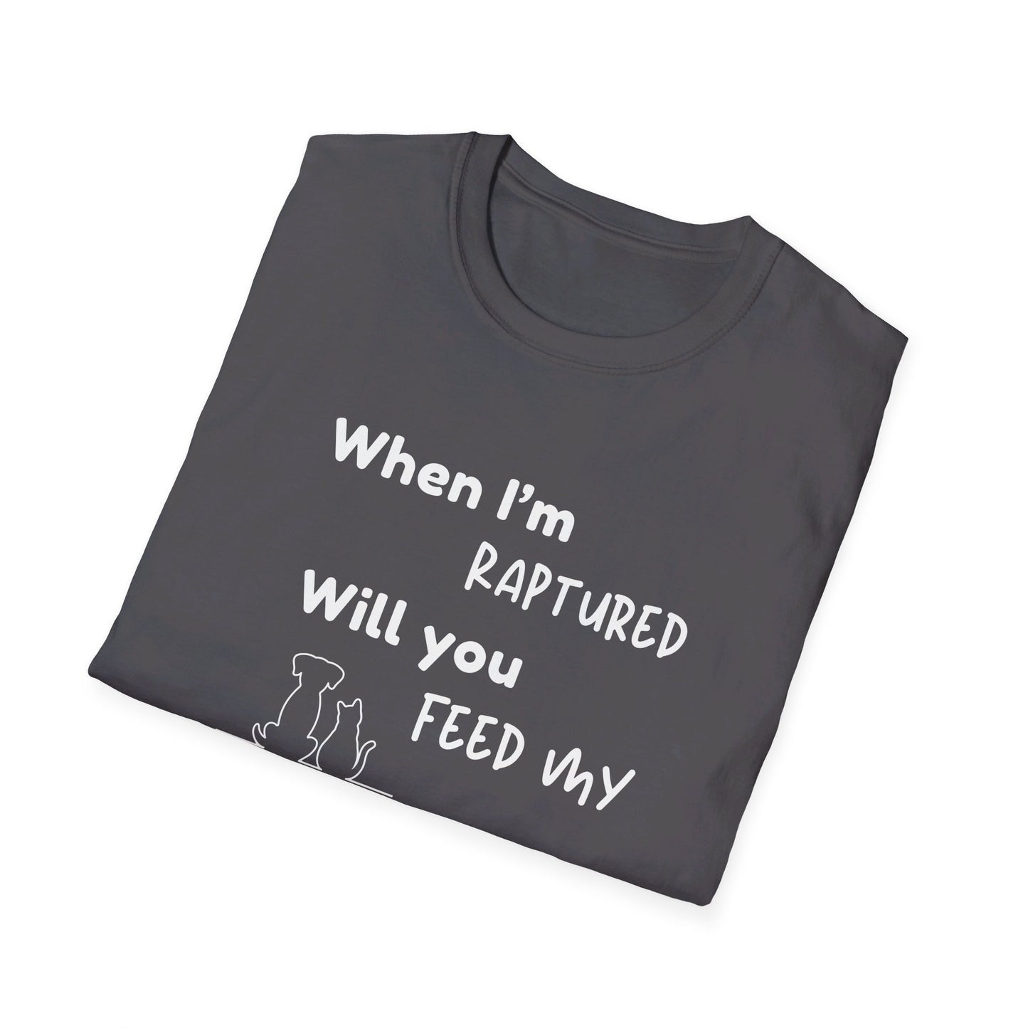 RAPTURED - DOG & CAT T-SHIRT - M - WH