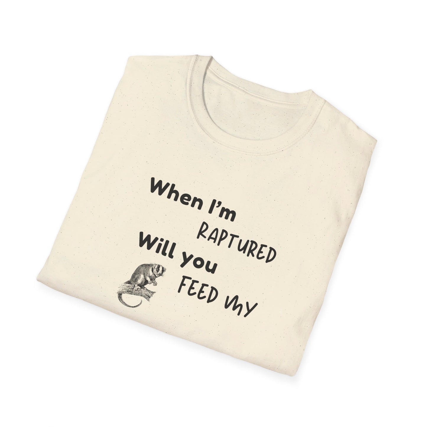 RAPTURED - POSSUM T-SHIRT - M - BK