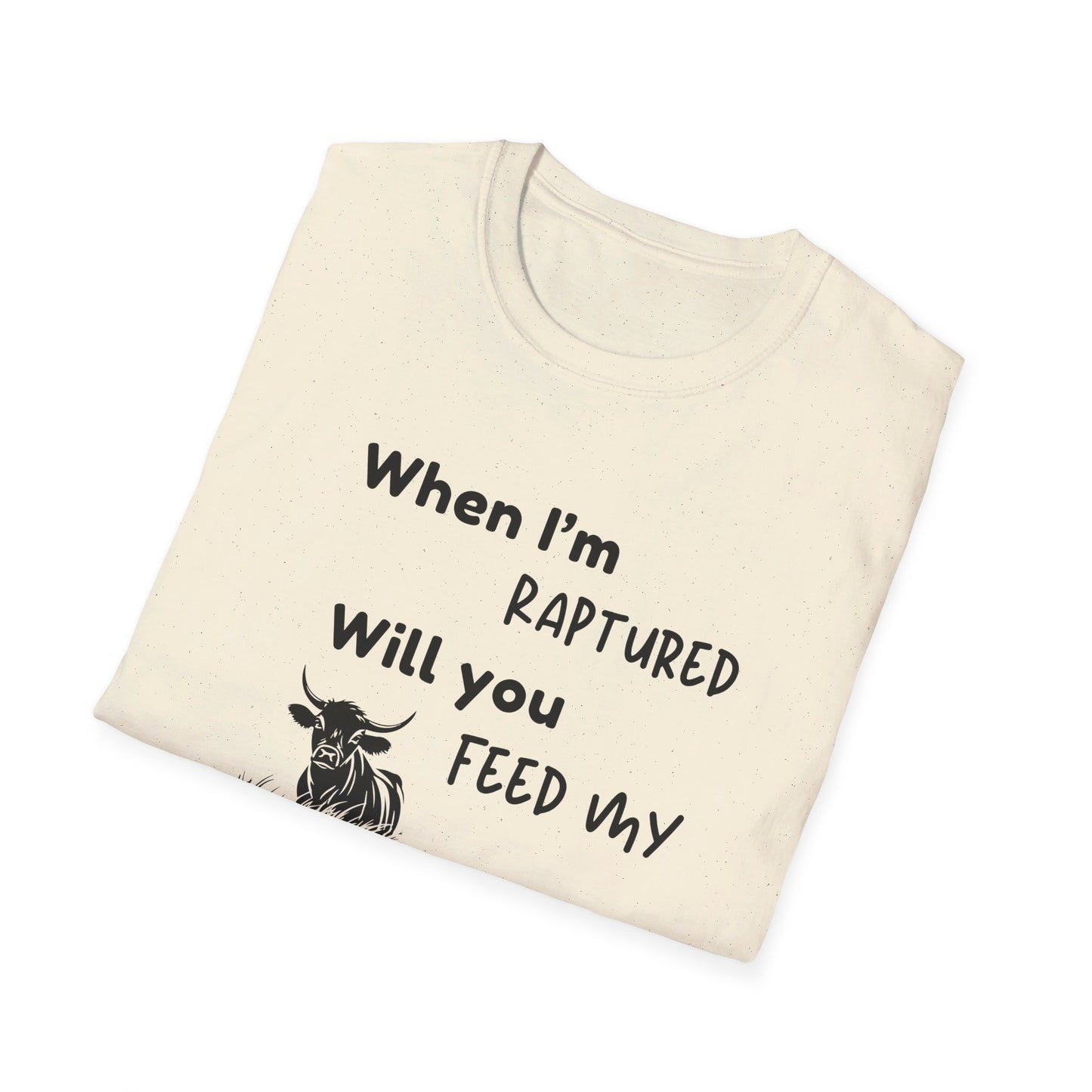 RAPTURED - COW T-SHIRT - SS - BK