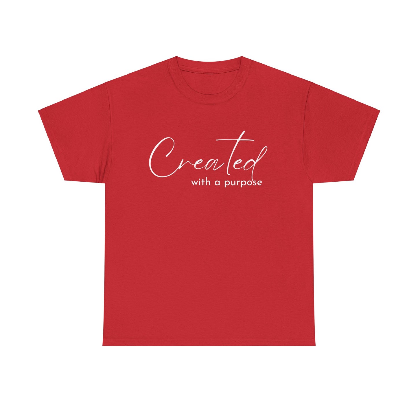 CREATED WITH A PURPOSE T-SHIRT - WH