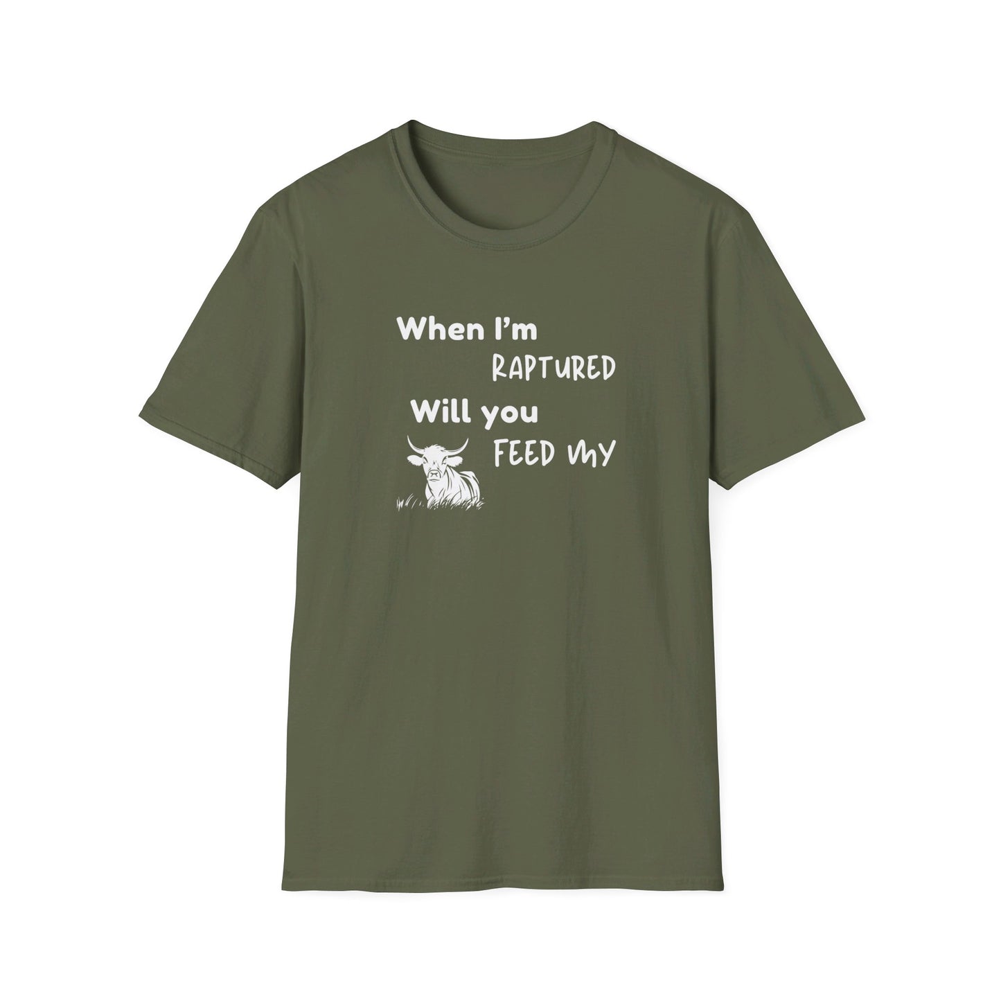 RAPTURED - COW T-SHIRT - M - WH