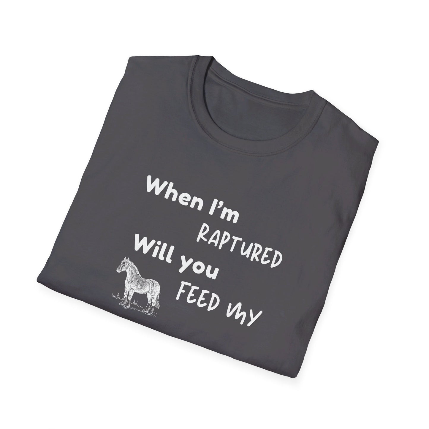 RAPTURED - HORSE T-SHIRT - M - WH