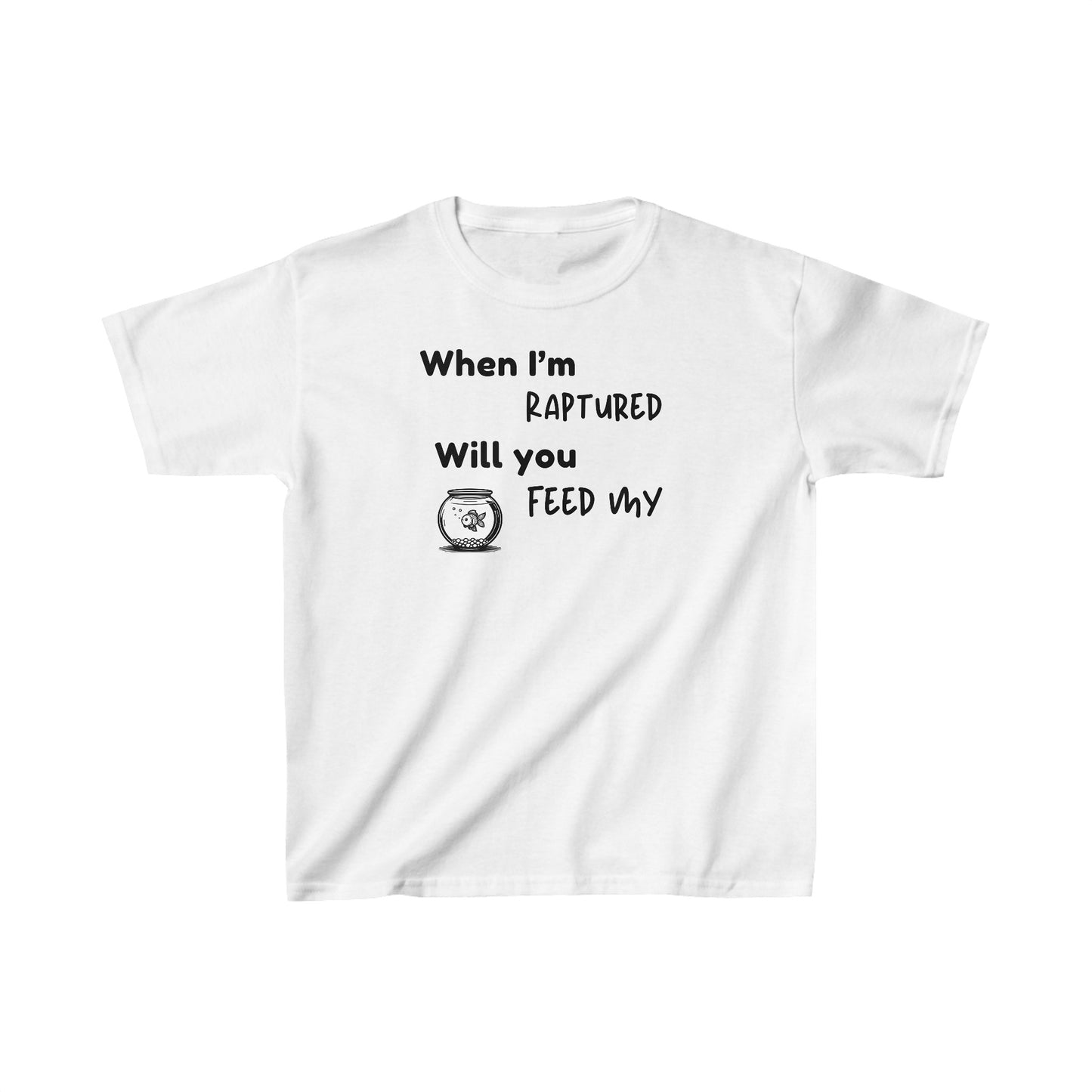 RAPTURED FISH T-SHIRT - BK