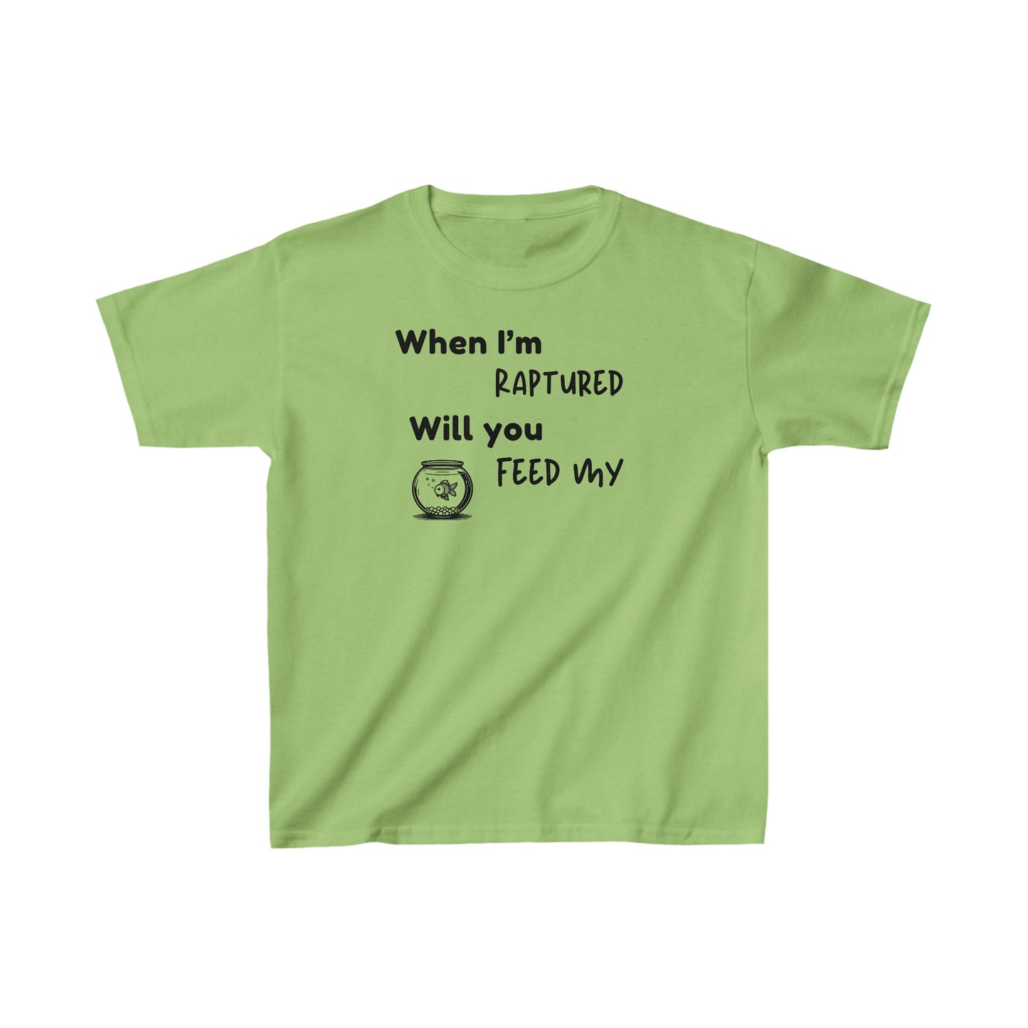 RAPTURED FISH T-SHIRT - BK