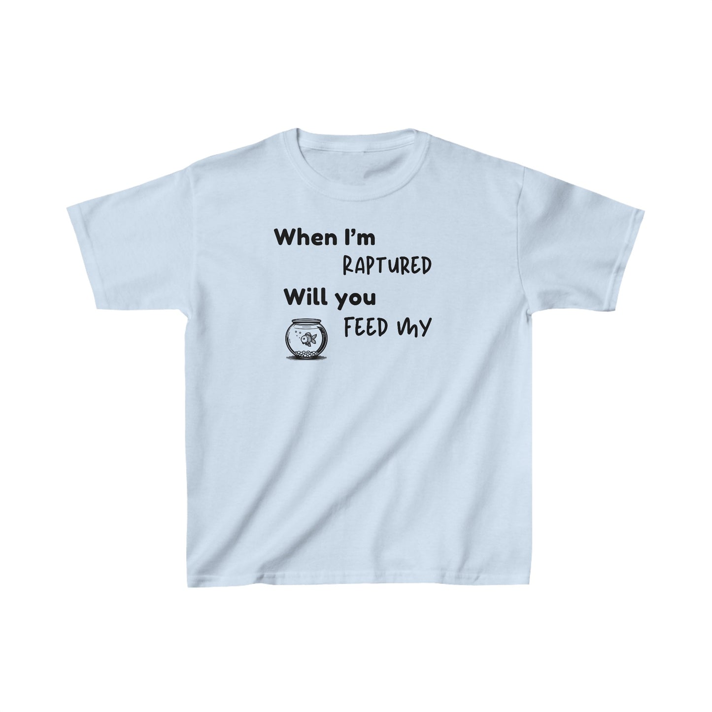 RAPTURED FISH T-SHIRT - BK