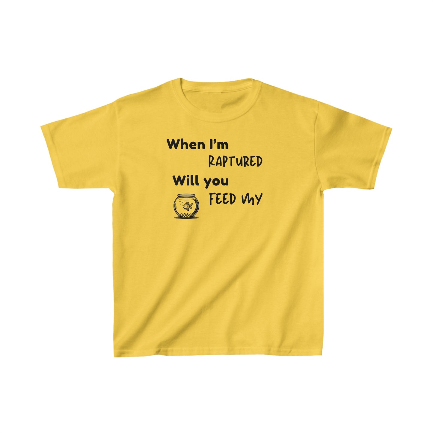 RAPTURED FISH T-SHIRT - BK