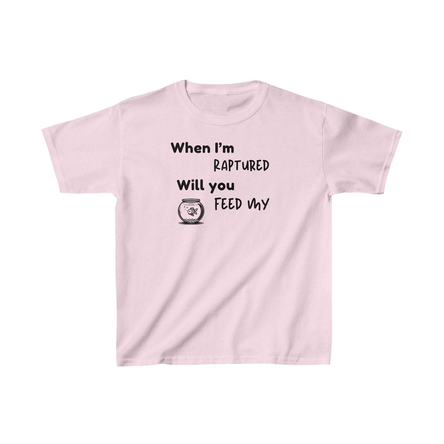 RAPTURED FISH T-SHIRT - BK
