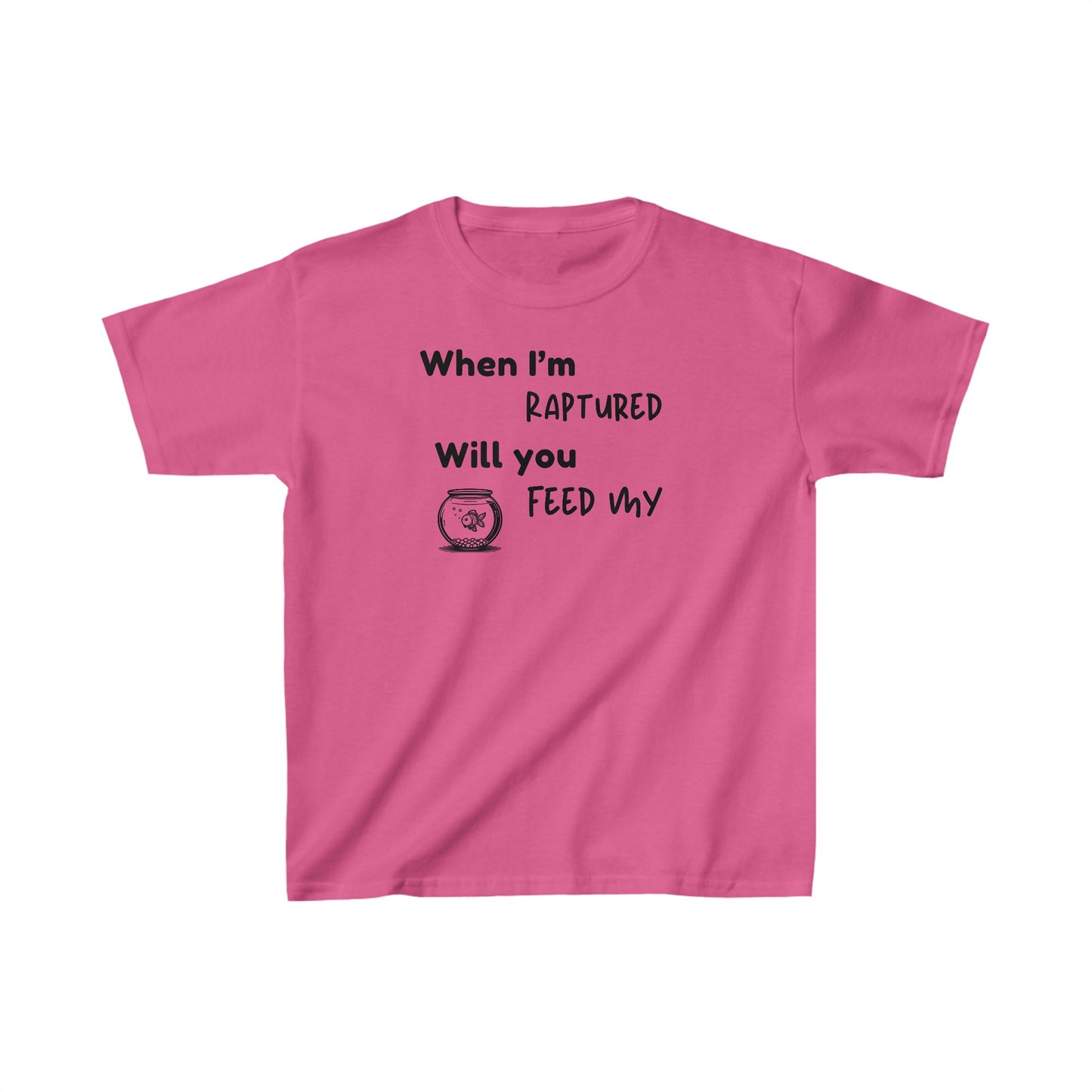 RAPTURED FISH T-SHIRT - BK