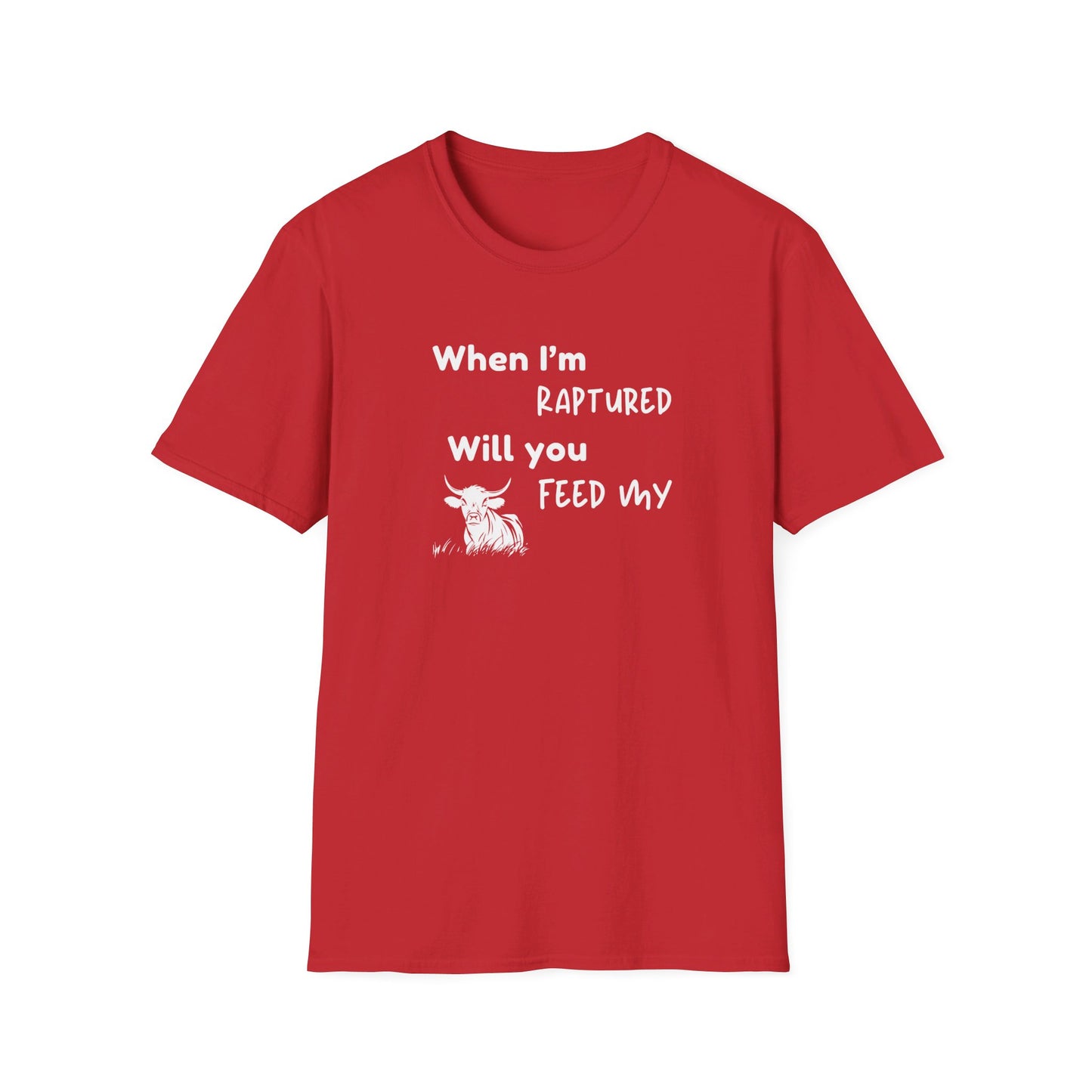 RAPTURED - COW T-SHIRT - M - WH
