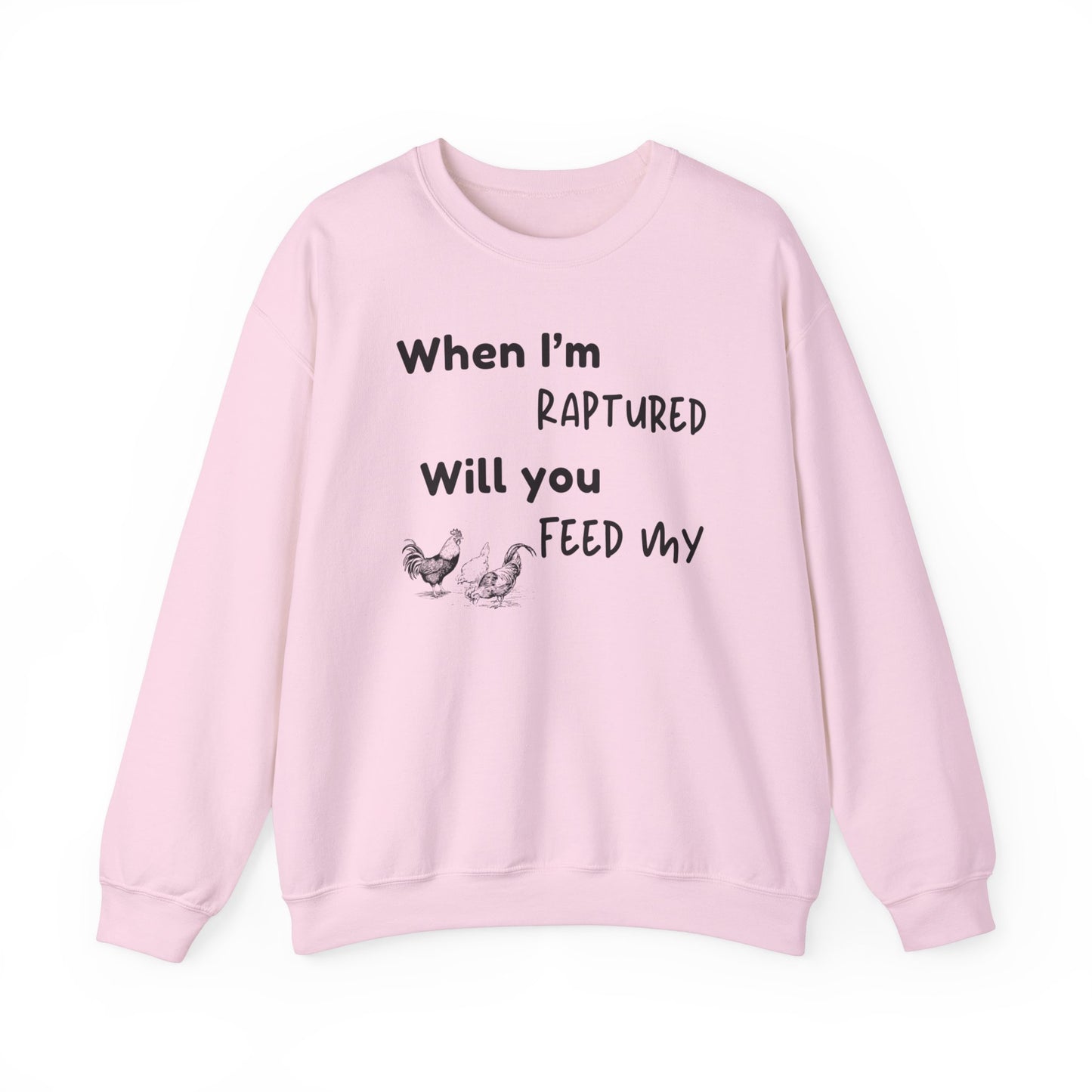 RAPTURED CHICKENS SWEATSHIRT - M - BK