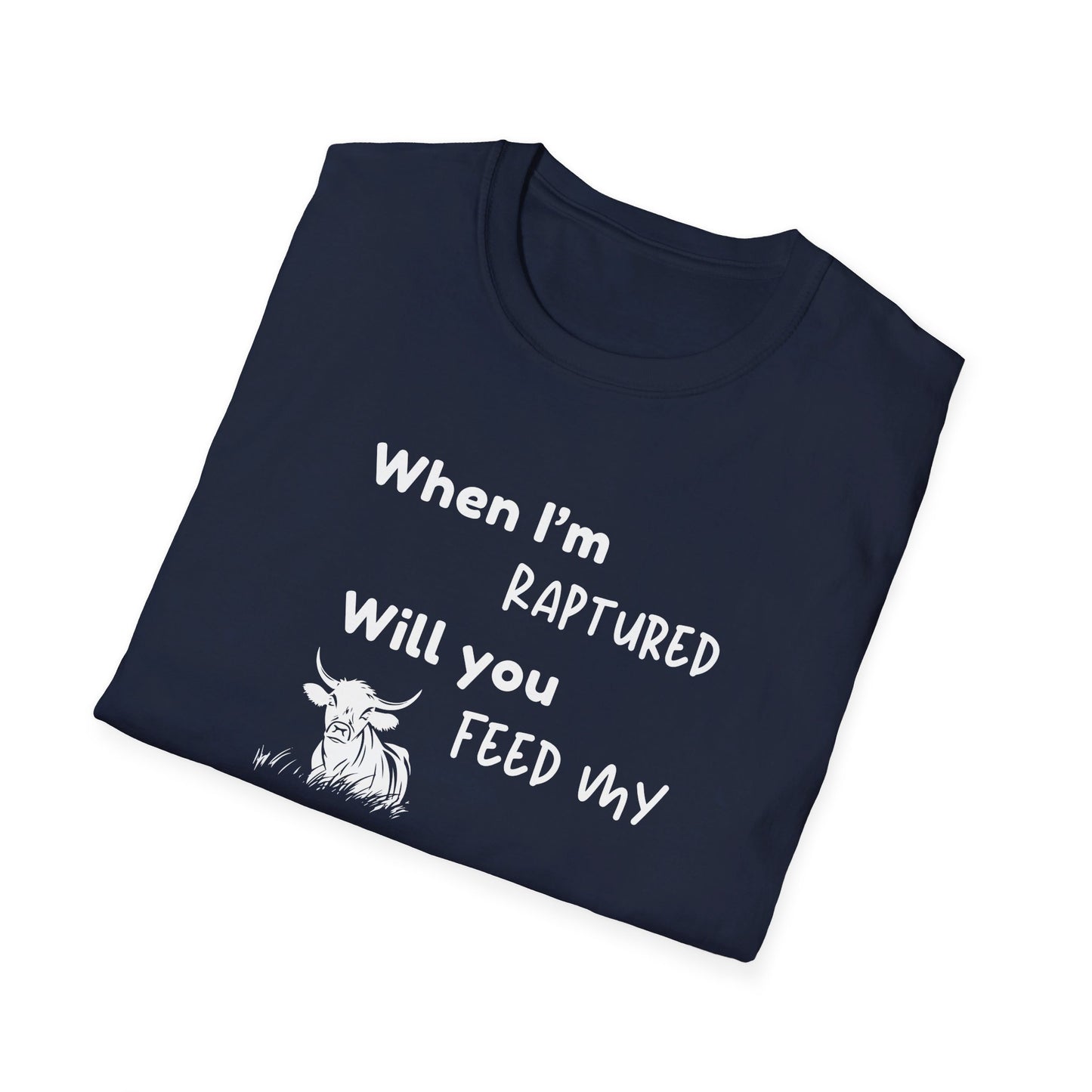 RAPTURED - COW T-SHIRT - M - WH