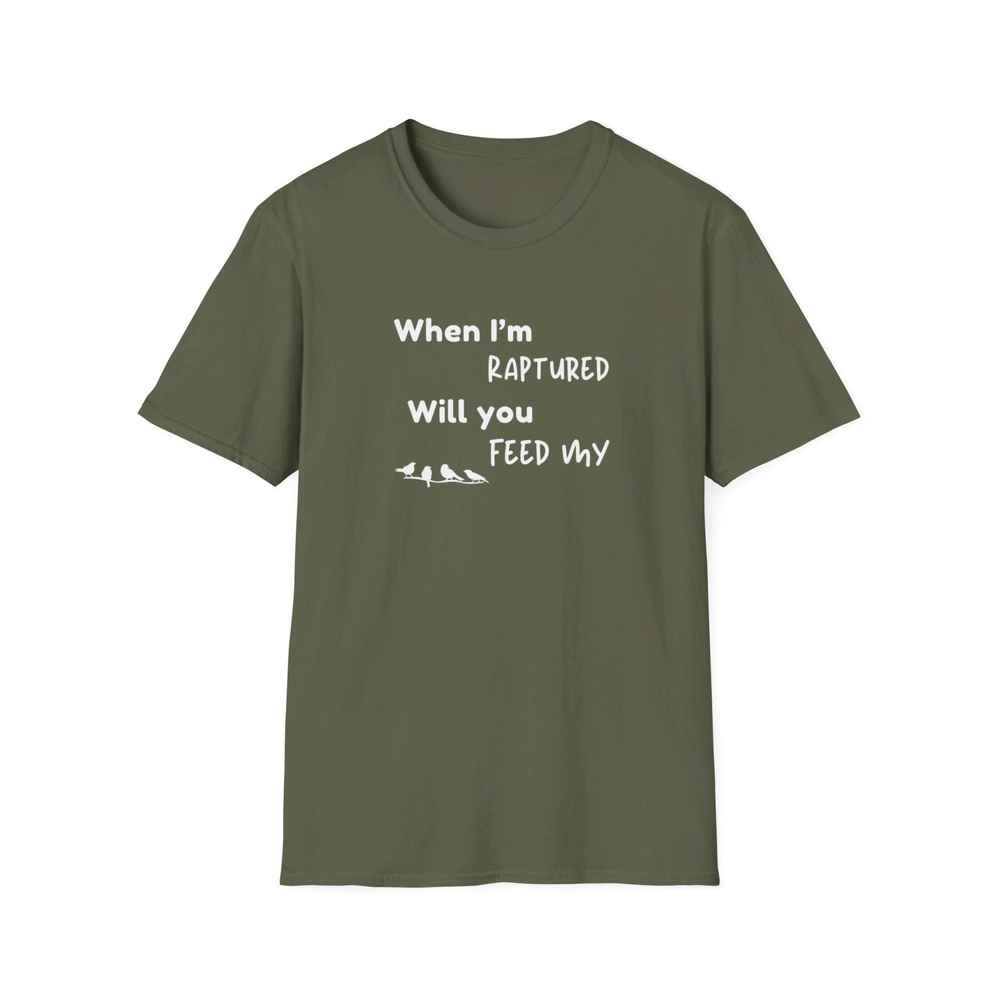 RAPTURED - BIRDS T-SHIRT - M - WH