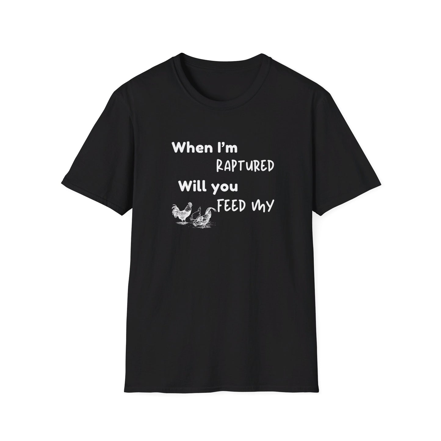 RAPTURED - CHICKENS T-SHIRT - M - WH
