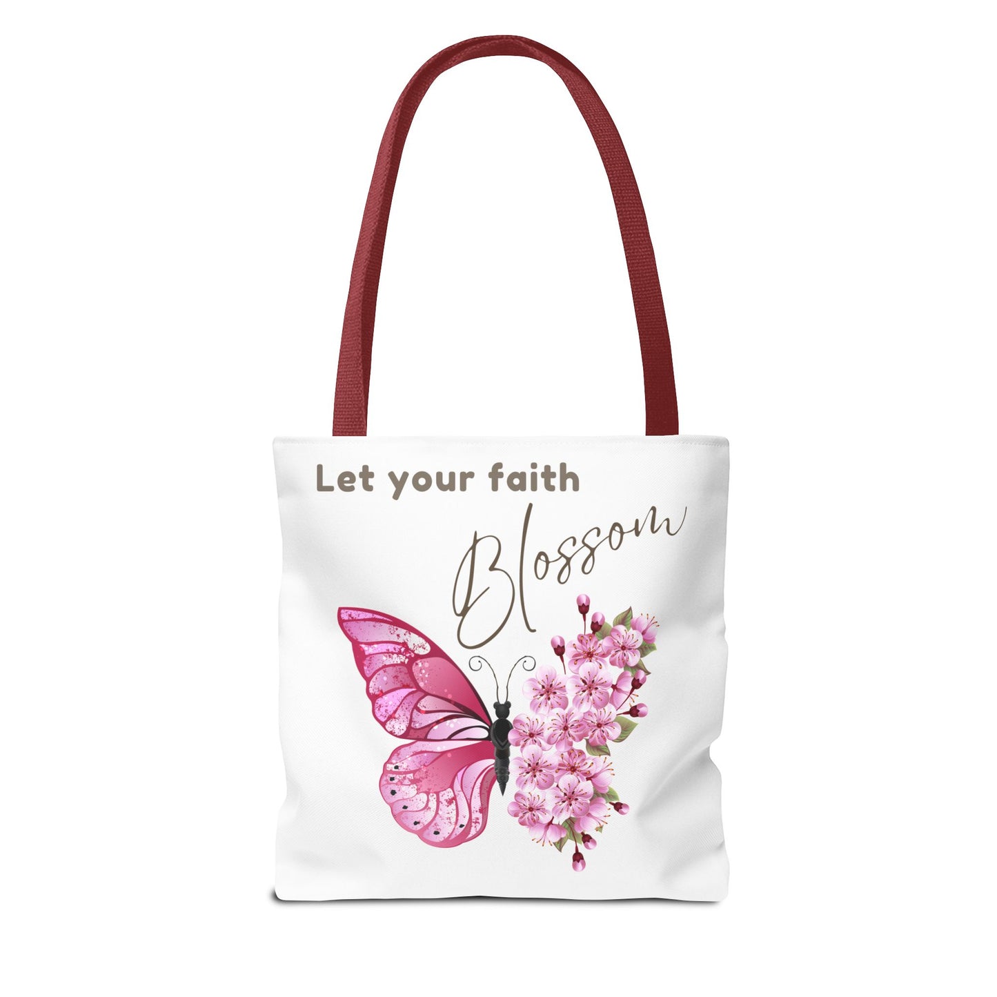 LET YOUR FAITH BLOSSOM - TOTE BAG