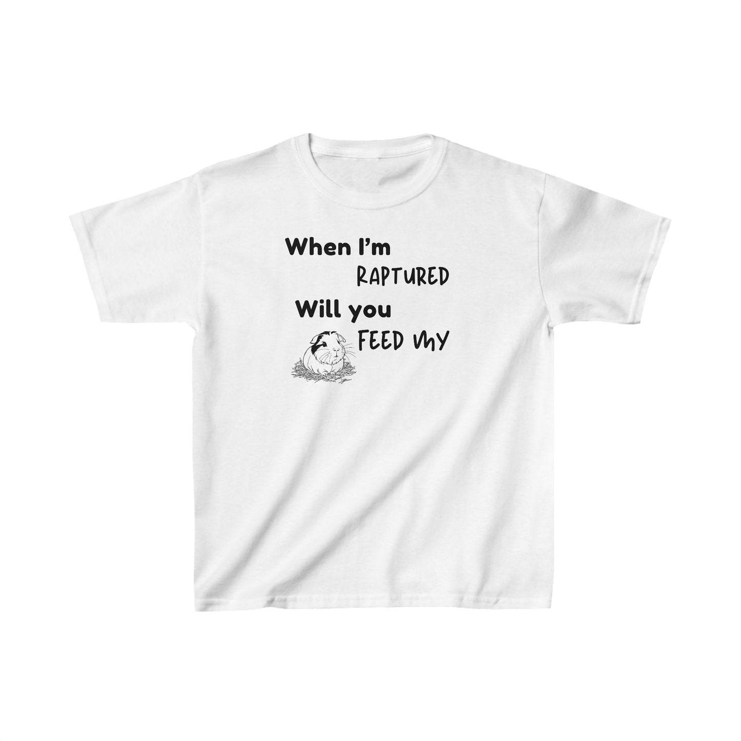 RAPTURED GUINEA PIG T-SHIRT - BK