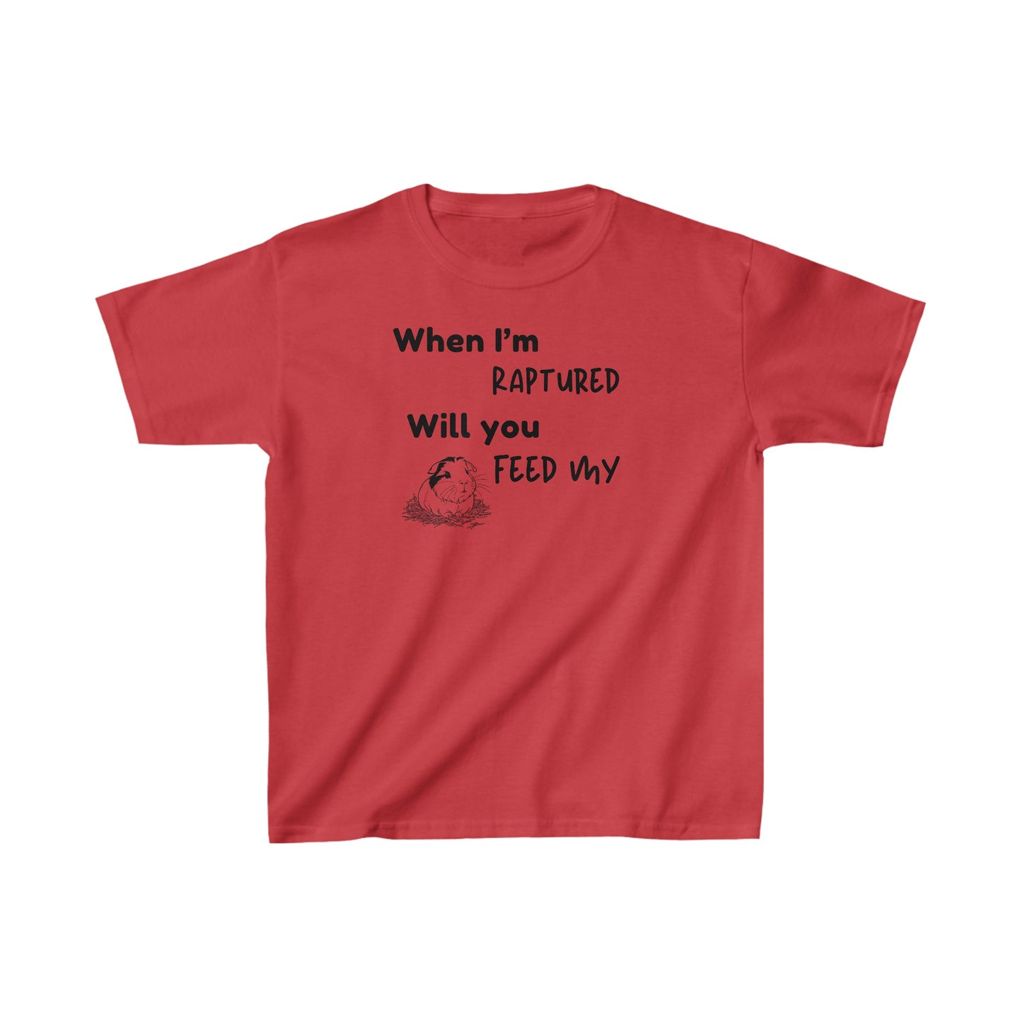 RAPTURED GUINEA PIG T-SHIRT - BK