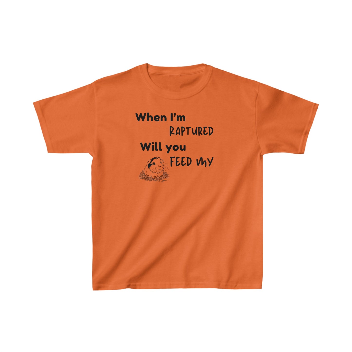 RAPTURED GUINEA PIG T-SHIRT - BK