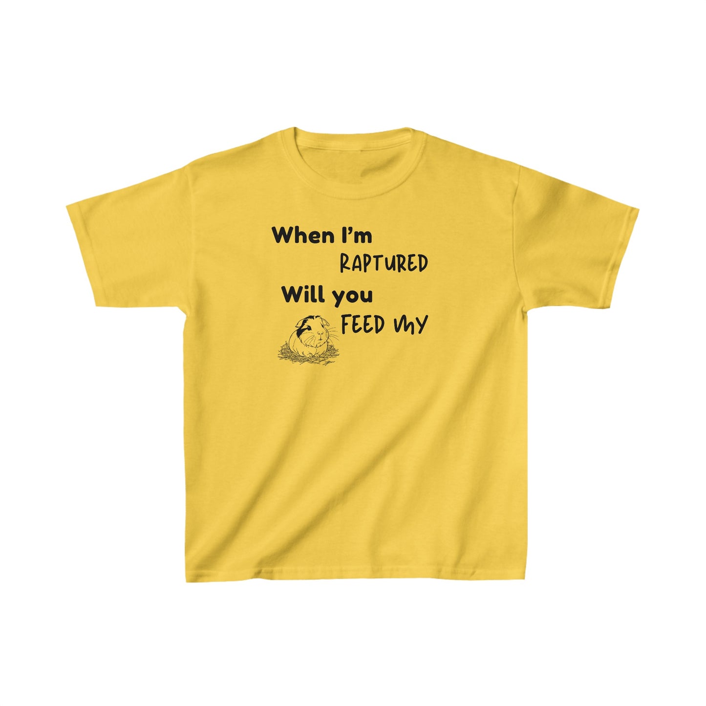 RAPTURED GUINEA PIG T-SHIRT - BK