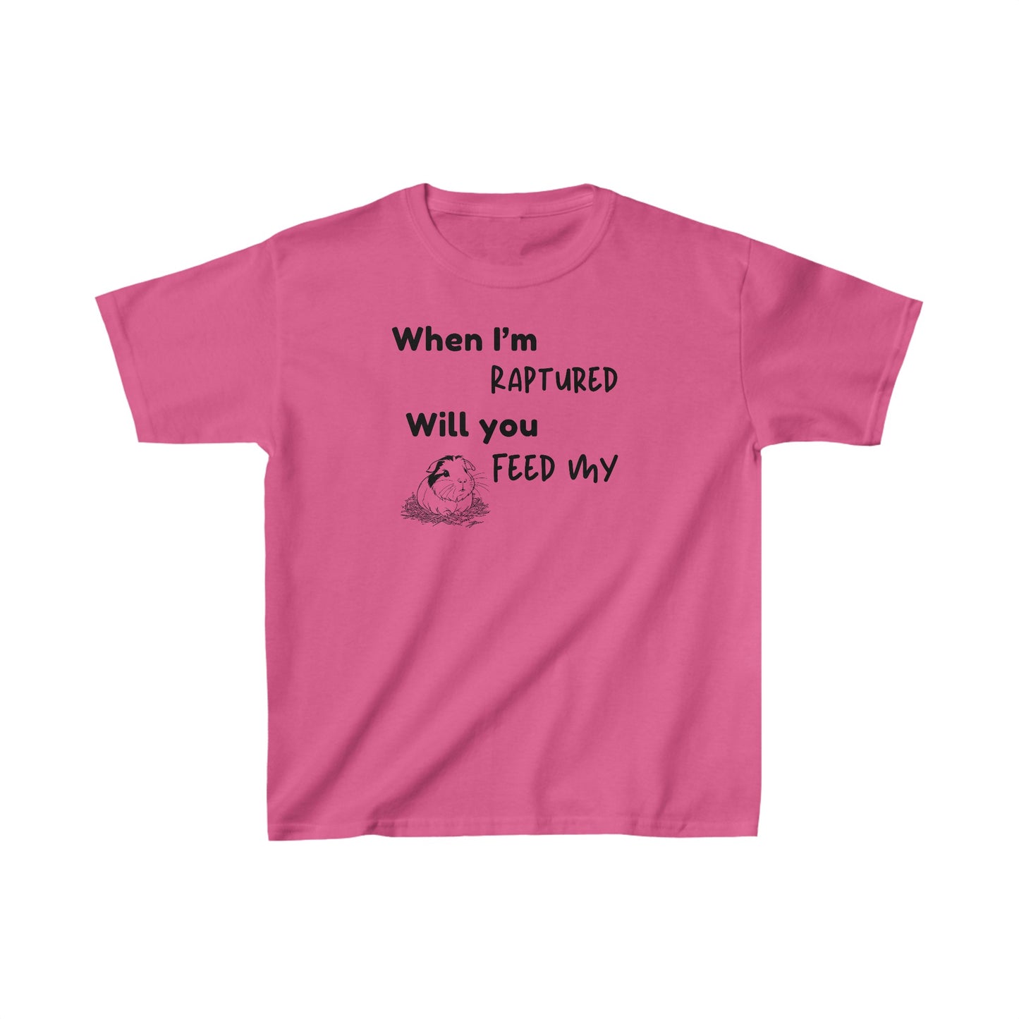 RAPTURED GUINEA PIG T-SHIRT - BK