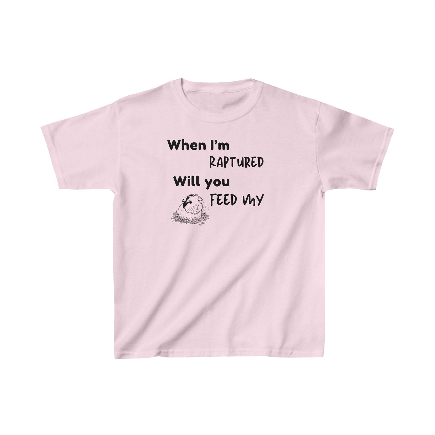 RAPTURED GUINEA PIG T-SHIRT - BK