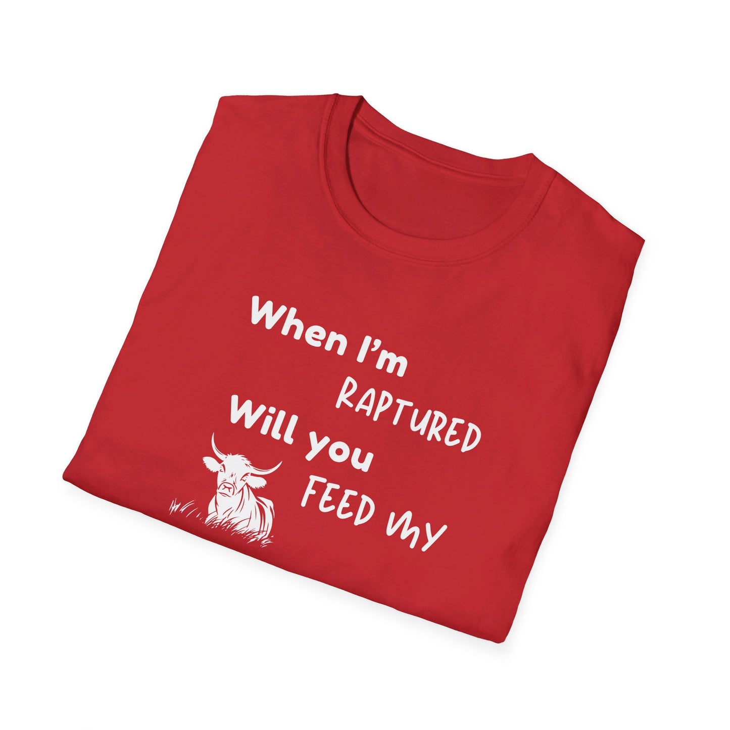 RAPTURED - COW T-SHIRT - M - WH