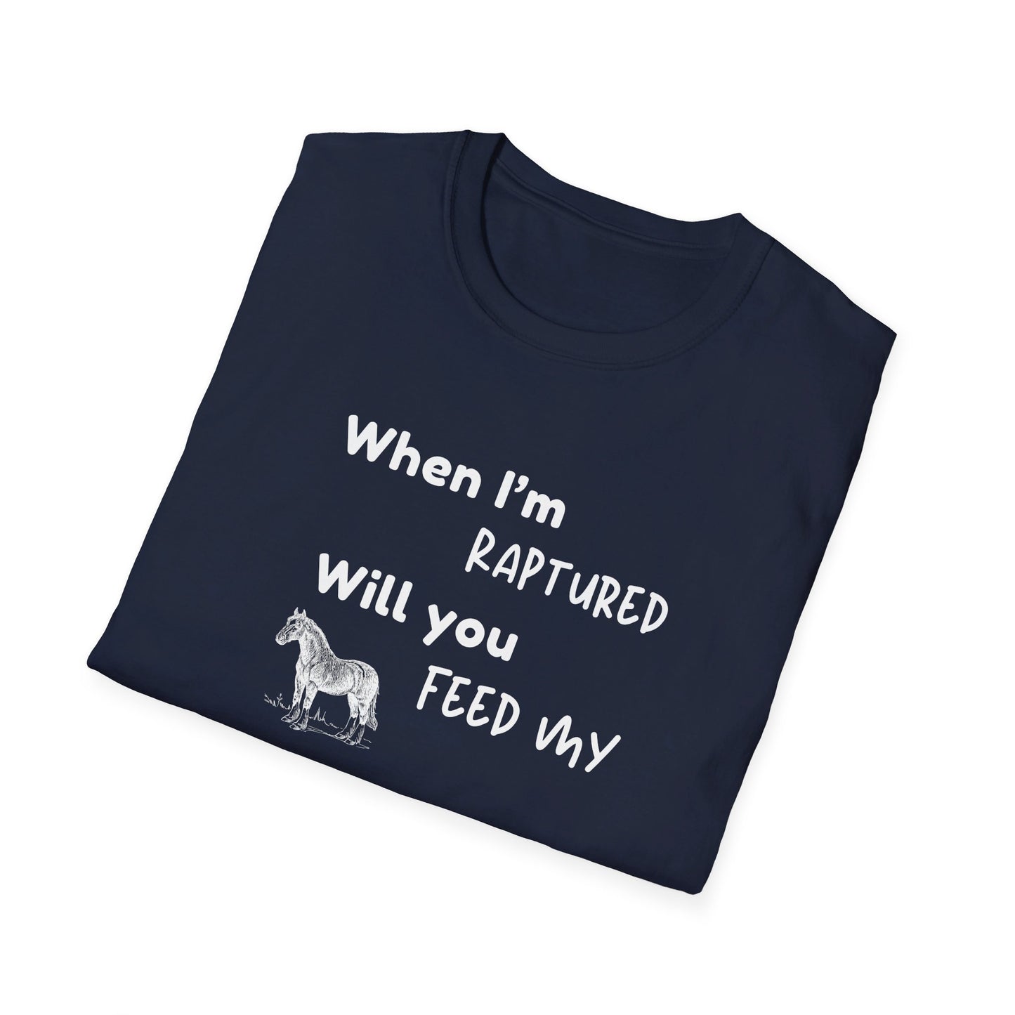 RAPTURED - HORSE T-SHIRT - M - WH