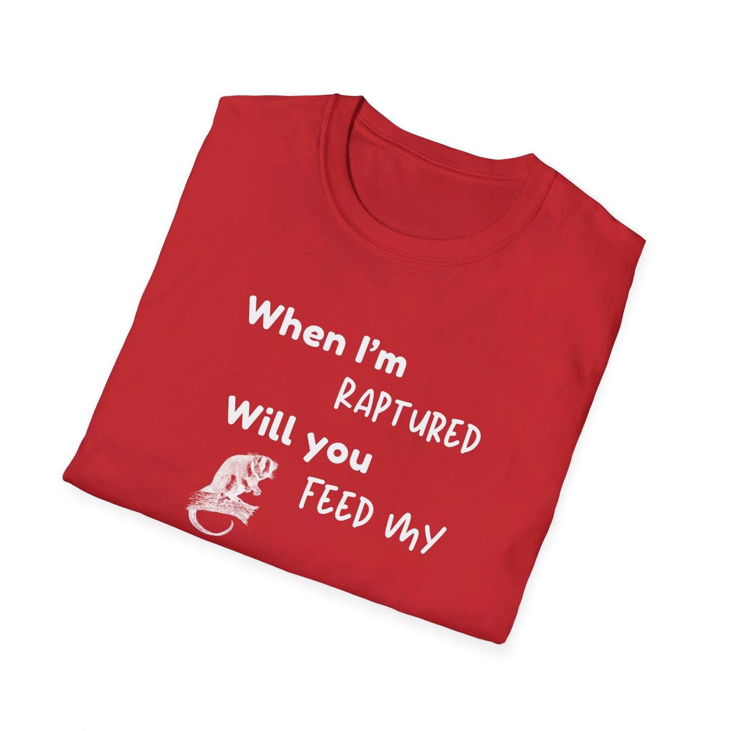 RAPTURED - POSSUM T-SHIRT - W - WH