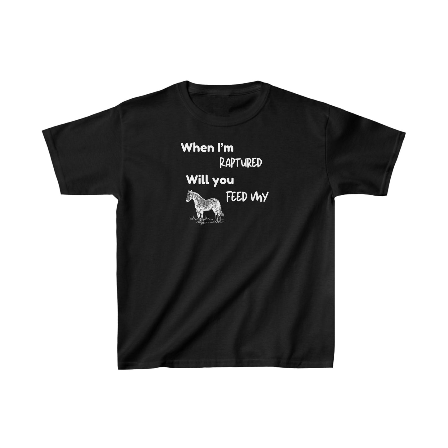 RAPTURED HORSE T-SHIRT - WH